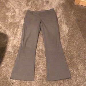 Pinstripe dress pants.